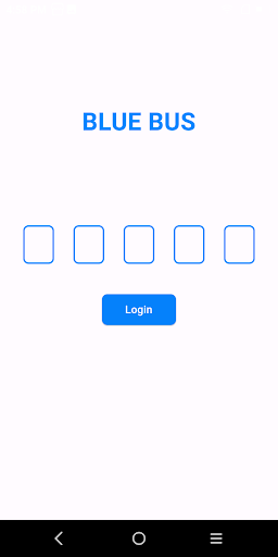 Android application Blue Bus Ticketing screenshort