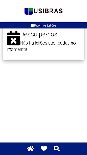Android application Leilão Usibras screenshort