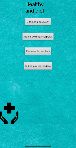 Healthy and Diet APP Screen 2