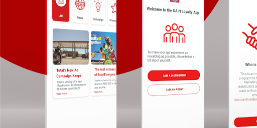 Android application GAIN by TotalEnergies screenshort