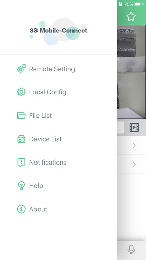 Android application 3S Mobile-Connect screenshort