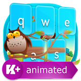 Sweet Owls Animated Keyboard icon