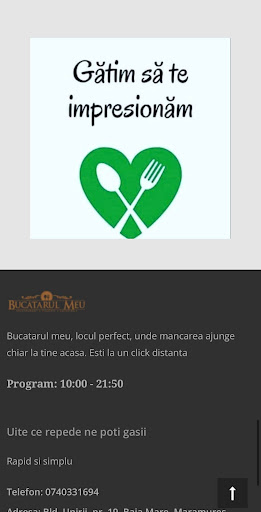 Food Bucatarul Meu Delivery Screen 3
