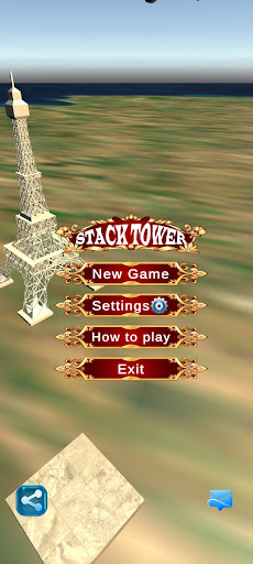 Android application Stack Tower screenshort
