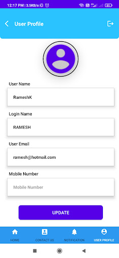 Android application AJAX Smart Fleet System screenshort