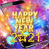Happy New Year Fireworks Theme 2021 icon