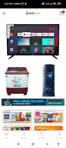 Android application Holsol Bazaar screenshort