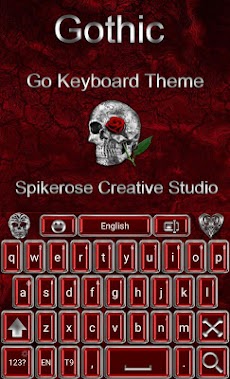 Gothic Go Keyboard themeのおすすめ画像1