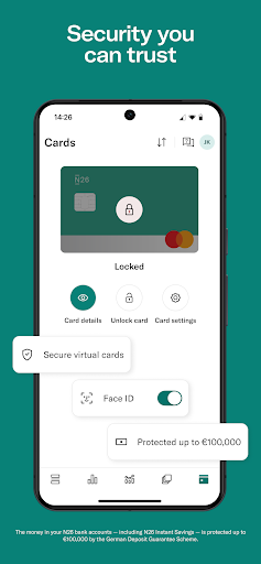 Screenshot of N26 — Love your bank