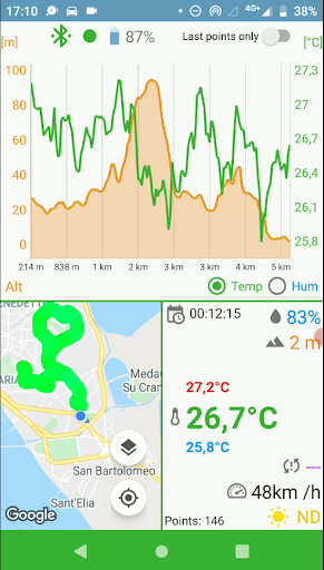 MeteoTracker Screen 2