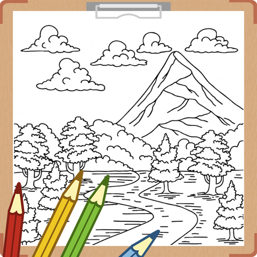 Nature Landscape Coloring Book Download on Windows