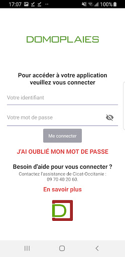 Android application Domoplaies Visio Occitanie screenshort