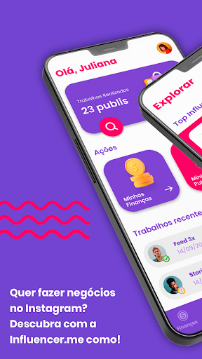 Android application Get Influencer screenshort