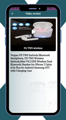 i7s TWS wireless guide Screen 3