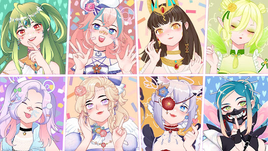 Captura de Pantalla 7 Doll Anime Avatar Maker Game android