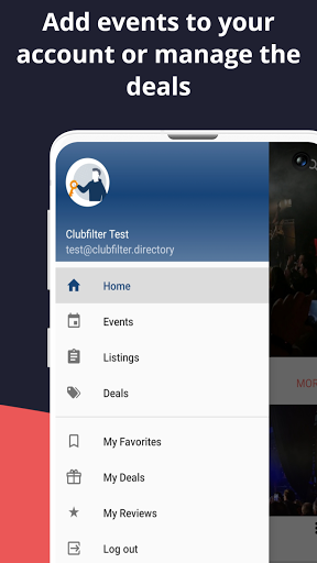Clubfilter Screen 3