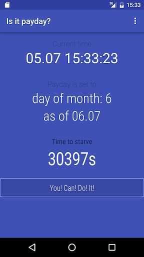 Is it payday? Screen 3