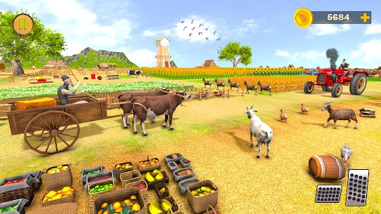 Real Farm Tractor Trailer Game v2.0.5 MOD APK (Unlimited Money) Free For Android 2