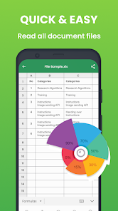 Captura 1 Edit Excel Spreadsheets Reader android