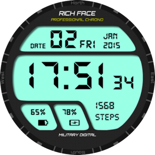 Watch Face Military Digital Latest Icon