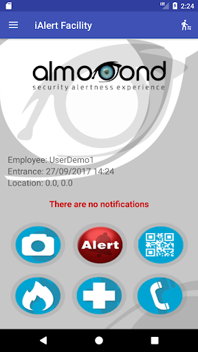 Android application iAlert Facility screenshort
