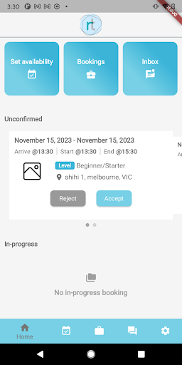 Android application ReadyTeacher screenshort