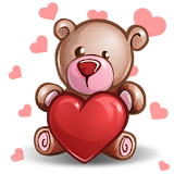 Cute Love Teddy icon