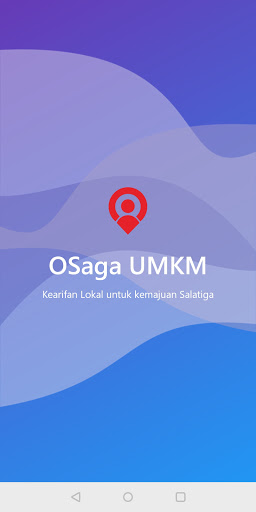Android application OSaga UMKM screenshort