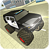 Police Monster Truck Driver : Extreme Thief Chase icon