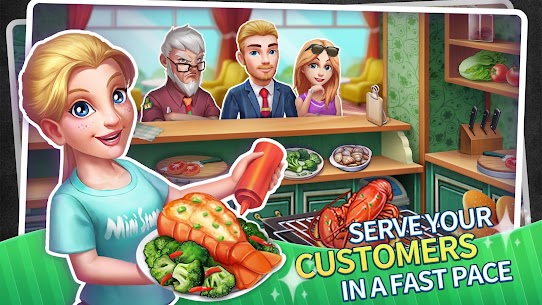 My Restaurant Empire Decorating Story Cooking Game Mod Apk v1.0.7  (Unlimited Diamonds) For Android 2