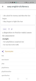 Easy English Dictionary Screenshot
