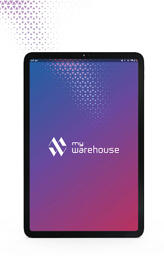 Android application MyWarehouse Tab screenshort