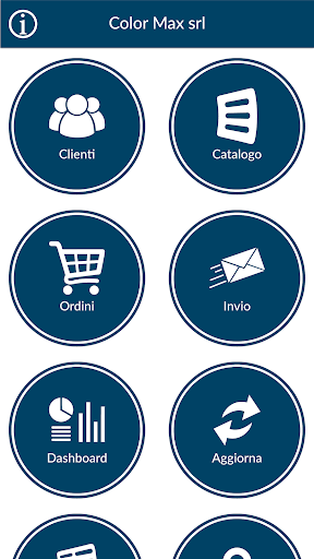 Android application Color Max catalogo e ordini screenshort