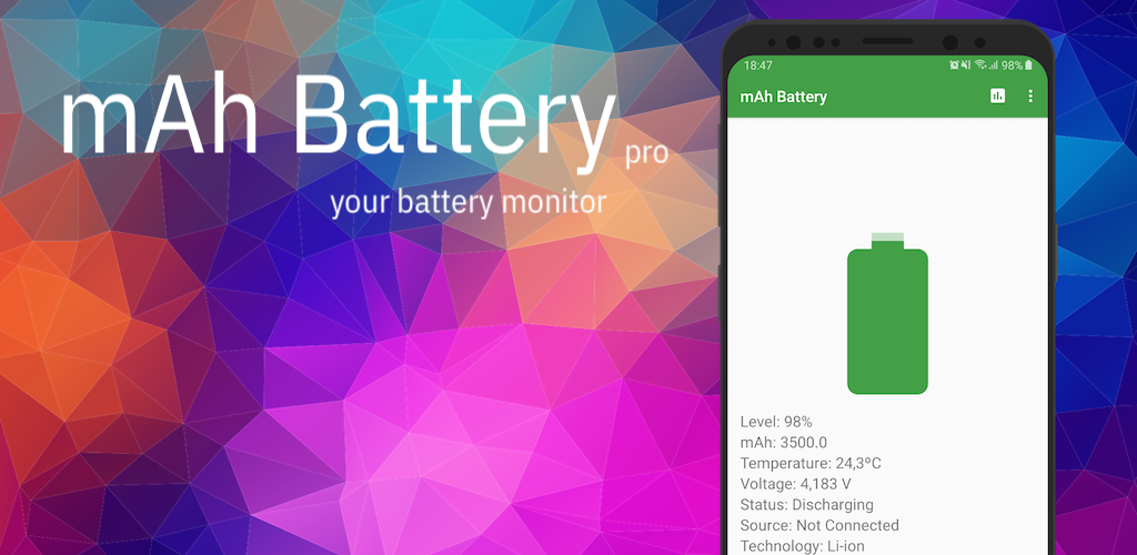 Battery pro. Mah. Mah app.