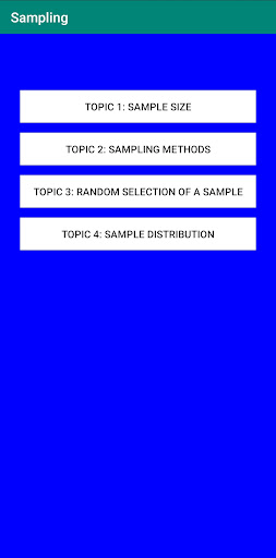 Basic Statistics Screen 2