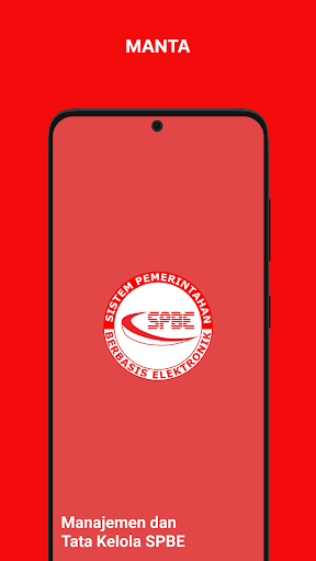 Android application Manajemen & Tata Kelola SPBE screenshort
