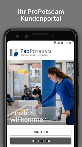 Android application ProPotsdam Kunden-App screenshort