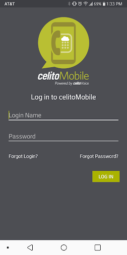 Android application celitoMobile for celito Voice screenshort