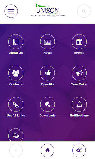 Android application Unison Cumbria & North Lancash screenshort