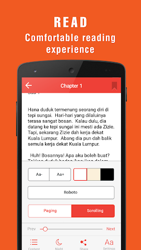 NovelPlus - Read.Write.Connect Screen 2