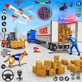 Police Cargo Transport Games icon