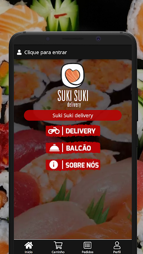 Android application Suki Suki Delivery screenshort