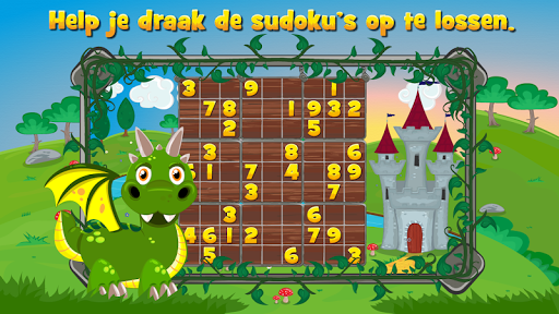 Android application Sudoku kids Dragon adventure screenshort