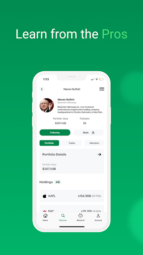 Verde: Investing & AI Coach Screen 3