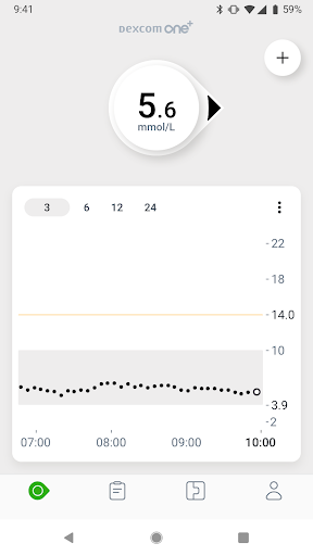 Dexcom ONE+ Screen 2