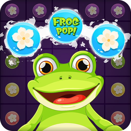 Bubble Link: Frog Pop! logo