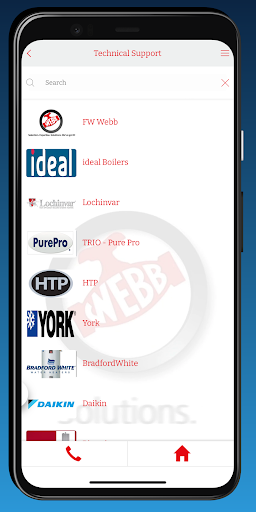 FW Webb Heat Design APP Screen 3