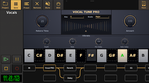 Screenshot of Audio Evolution Mobile Studio