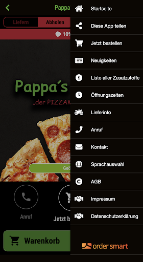 Pappas Pizza Screen 3