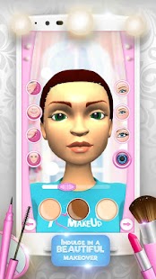 3D Schmink Spiele für Mädchen Screenshot